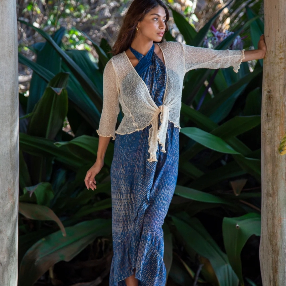 Bali Prema Black Summer Knit Cardigan